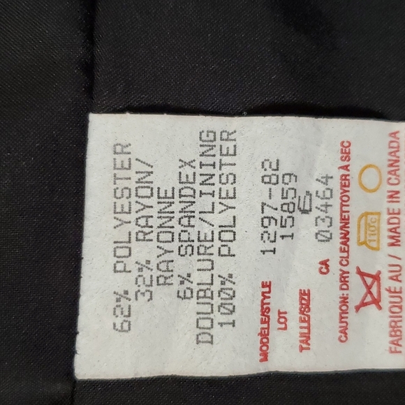 Rickis Long Structured Black Blazer EUC - Picture 7 of 7